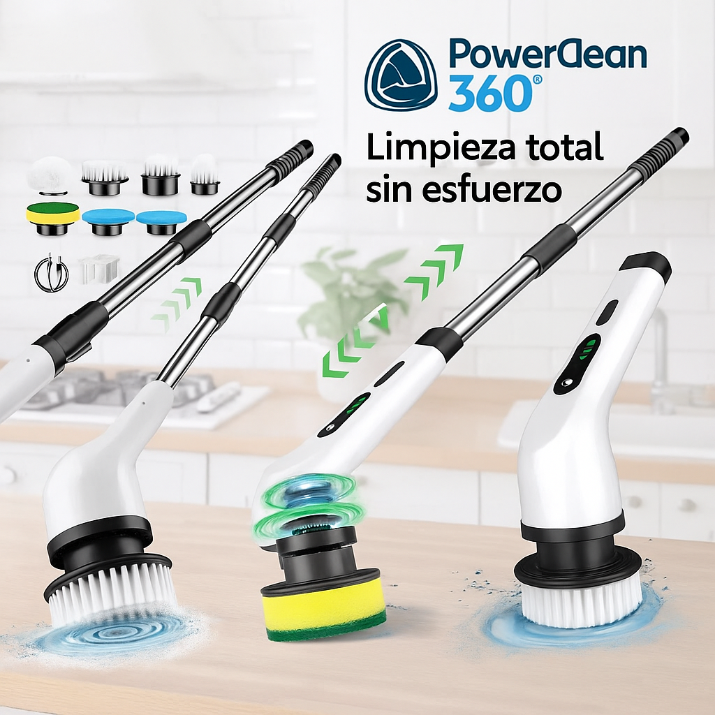 Cepillo de limpieza eléctrico inalámbrico 9 en 1